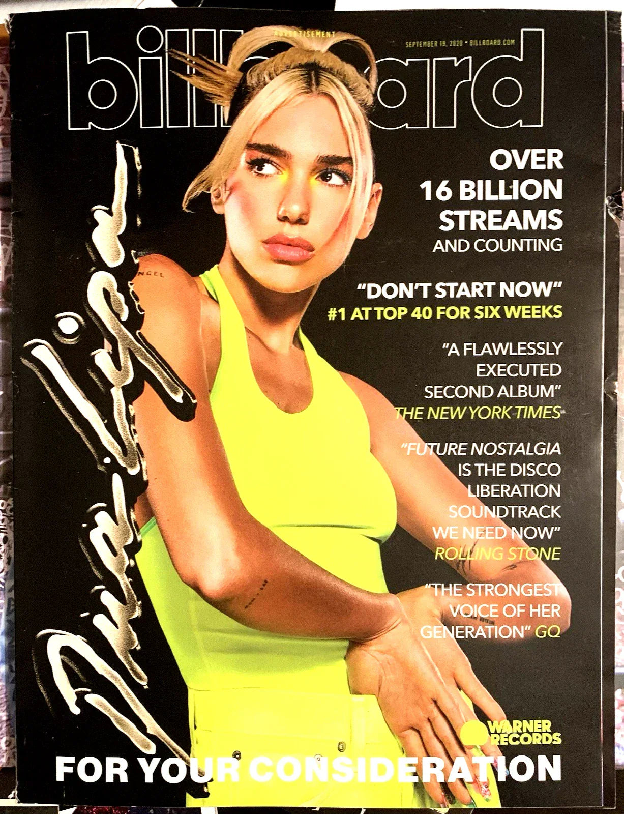 Dua Lipa - Don't Start Now Future Nostalgia (Flexi, 7, Shape, SSided, Single, Promo, Blu)
